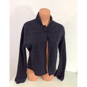 Neve Nordic Wool Cardigan Sweater Womens Small